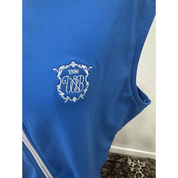 Peter Millar Vest Mens Full Zip Sleeveless Golf Jacket Blue - Picture 4 of 8